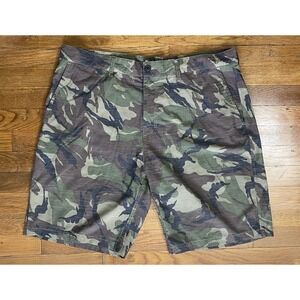 RVCA Men's Size 38 Dual Trunks Camo Lightweight Outdoor Hiking Working Beachwear